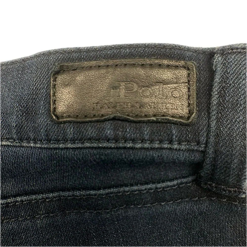 Lauren R.L. Tompkins Skinny Jeans Women Sz. 32 Dark Wash Designer Comfort Casual